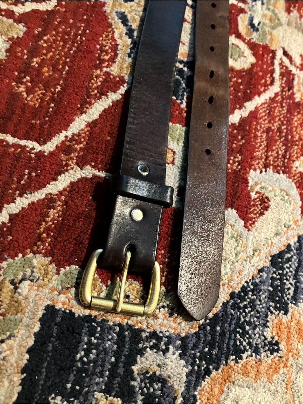 Filson Leather Belt Size 38 - Picture 2 of 5